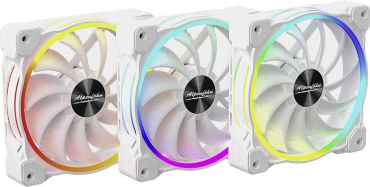 Actual product image Alpenföhn 120mm Wing Boost 3 ARGB High Speed PWM Fan, Triple (120 mm, 3 x)