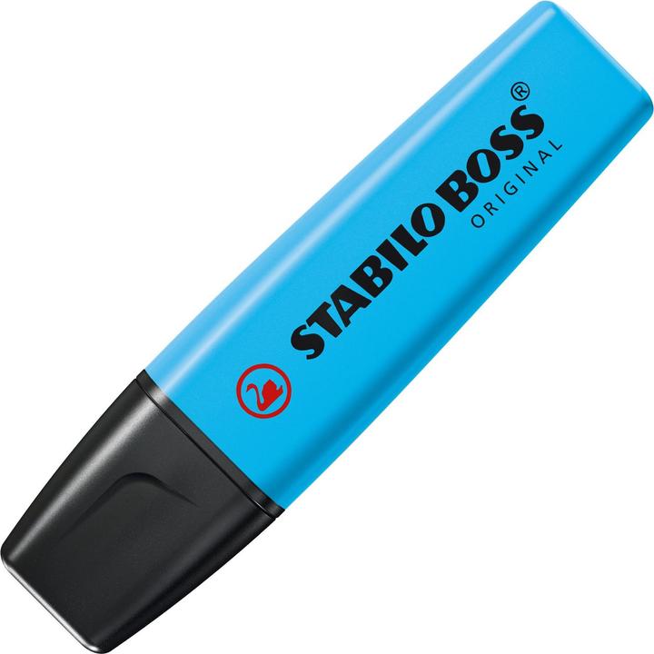 Image du produit STABILO Surligneur bleu, boîte de 10 (Bleu, 5 mm, 10 x)