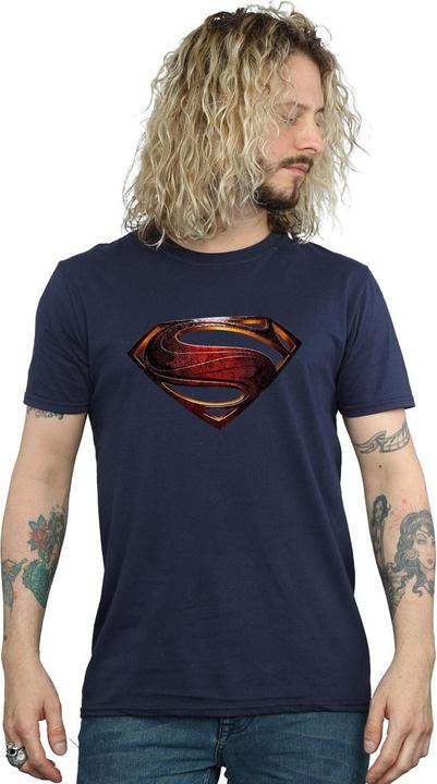 Image du produit Superman T-shirt en coton avec logo pour hommes (S)