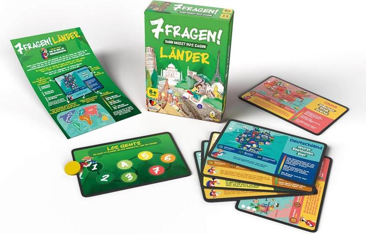 Actual product image Zenagame 7 questions! Countries (German)
