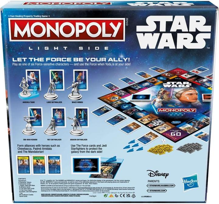 Immagine prodotto Hasbro Star Wars gioco di società Monopoly Light Side Edition *ANGLAIS* (Inglese)