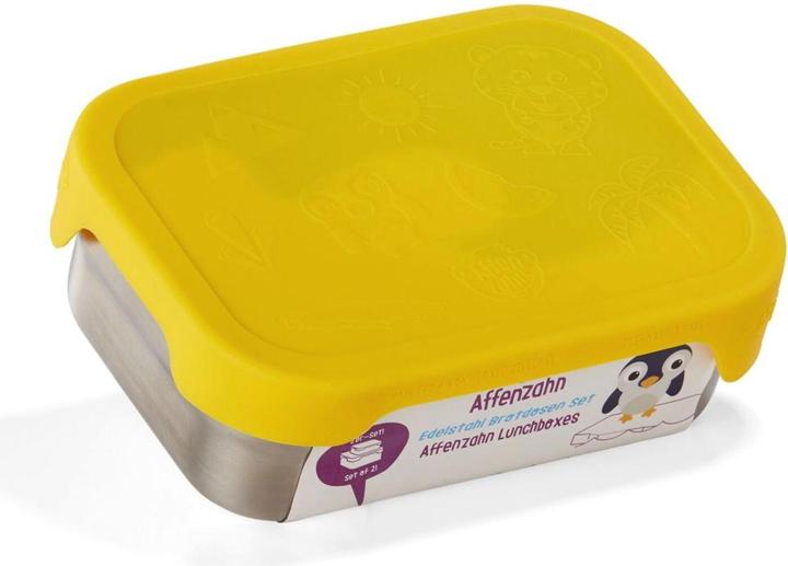 Produktbild Affenzahn Edelstahl Brotdosen-Set