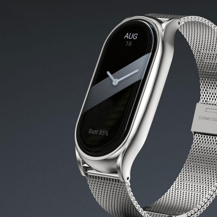 Produktbild Tech-Protect MilaneseBand strap for Xiaomi Smart Band 8 / 8 NFC - black (Edelstahl)