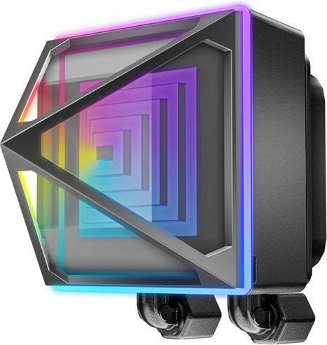 Actual product image Azza Pyramid 240 ARGB water cooler retail