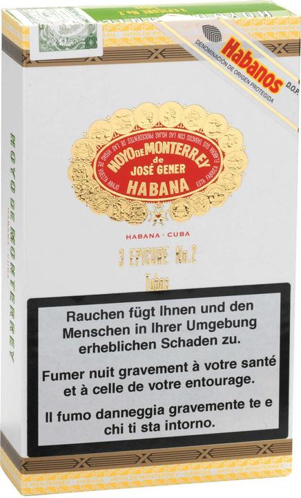 Actual product image Hoyo De Monterrey Epicure No. 2 Tubos (Robusto)