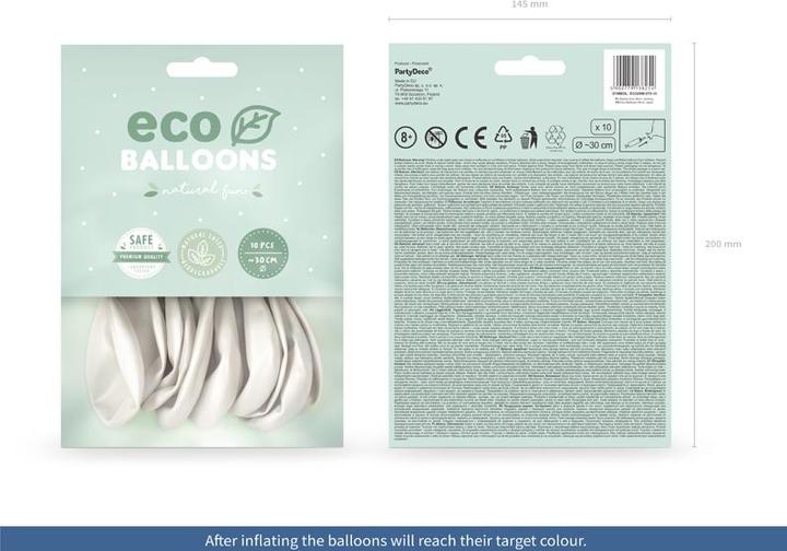 Produktbild Partydeco Eco Ballons Perle metallic (10 x)