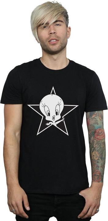 Produktbild Looney Tunes Tweety Pie Mono Star TShirt (XL)