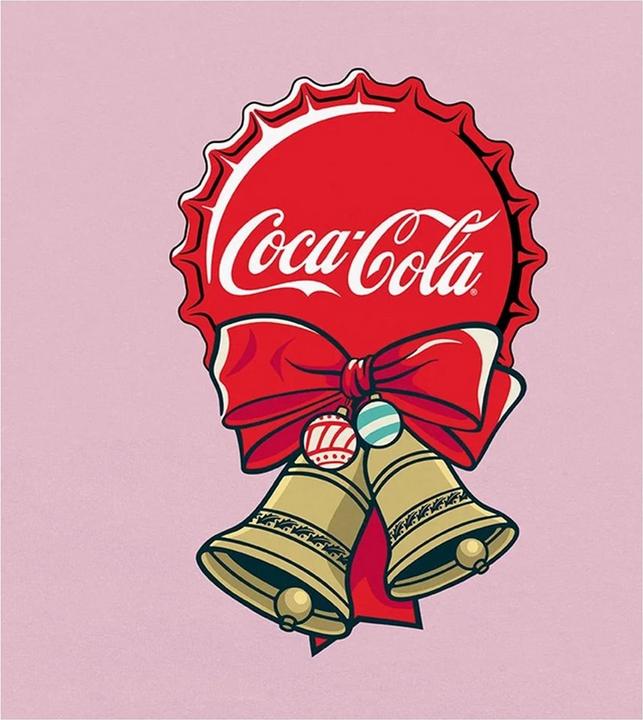 Actual product image Coca Cola Unisex Adult Bow Bells T-Shirt (XL)