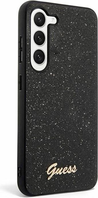 Immagine prodotto Guess Custodia per S24+ S926 GUHCS24MHGGSHK Custodia rigida Glitter Script nero (Samsung Galaxy S24+)