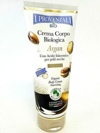 Image du produit I Provenzali Crème corporelle bio pour peaux sèches à l'argan 200ml (Crème pour le corps, 200 ml)