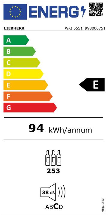Energy Label Liebherr WKT 5551