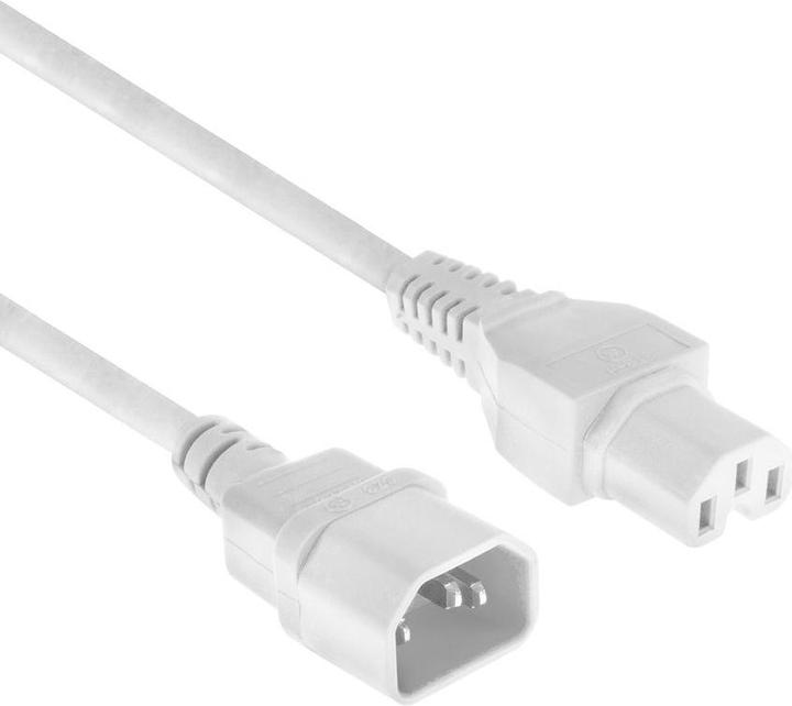 Immagine prodotto Cavo di alimentazione C14 - C15 bianco 0,6 m (0.60 m)