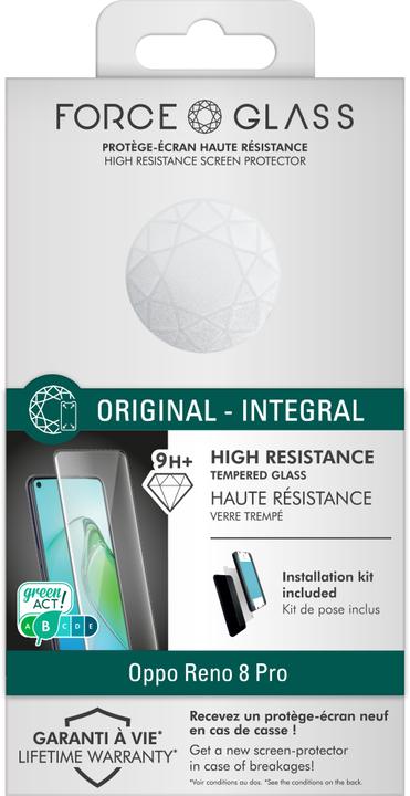 Actual product image Bigben Connected Glass screen protector (1 Piece, OPPO Reno8 Pro)