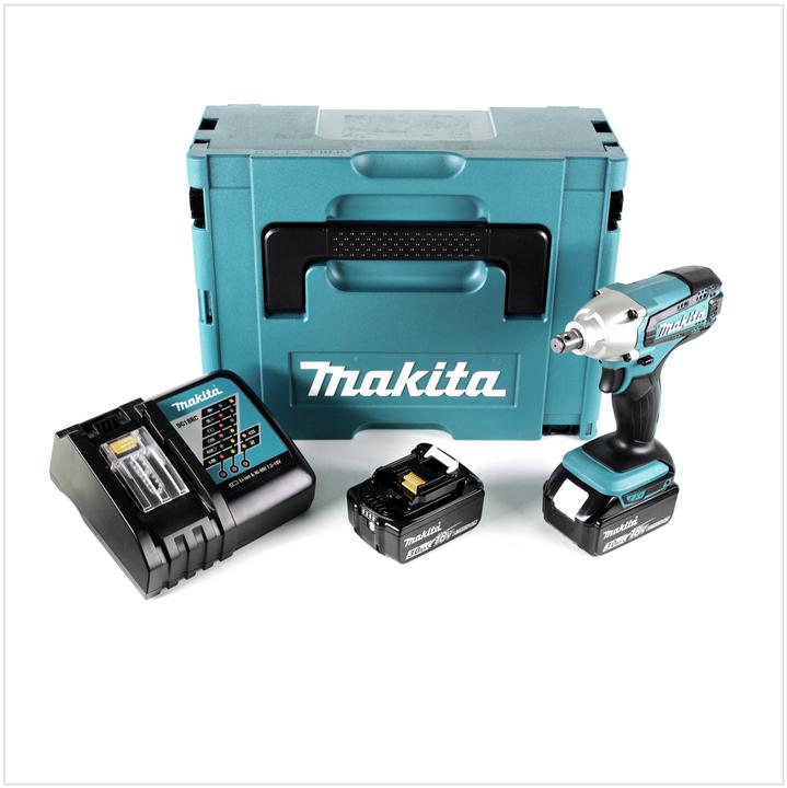 Produktbild Makita DTW 190 RFJ Akku Schlagschrauber 18V + 2x Akku 3,0Ah + Schnellladegerät + Makpac (Akkubetrieb)