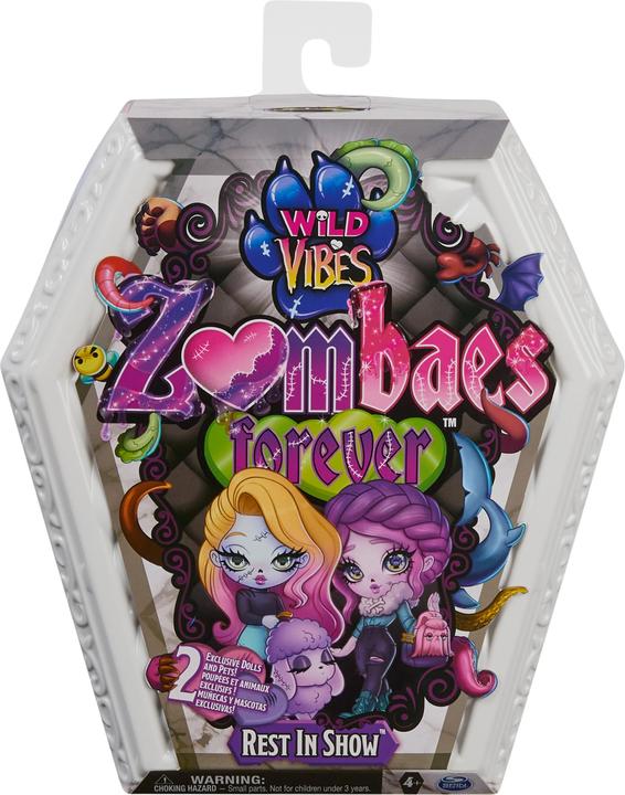 Actual product image Spin Master Zombaes Forever, Wild Vibes, Set deluxe Rest in Show con bambole zombie e accessori, 2 personaggi da