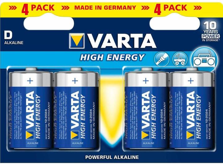 Immagine prodotto Varta potenza a lunga durata (4 pz., D, 16500 mAh)