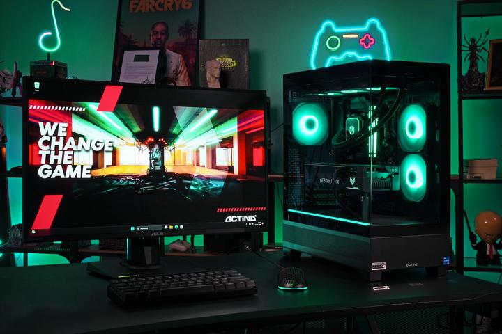 Produktbild Actina 5901443406235 PC AMD Ryzen™ 7 9800X3D 32 GB DDR5-SDRAM 1 TB SSD NVIDIA GeForce RTX 4070 Ti Su (AMD Ryzen 7 9800X3D, 32 GB, 1000 GB, GeForce RTX 4070 Ti Super)