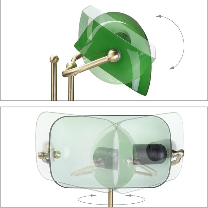 Produktbild Relaxdays Bankerlampe (E27)