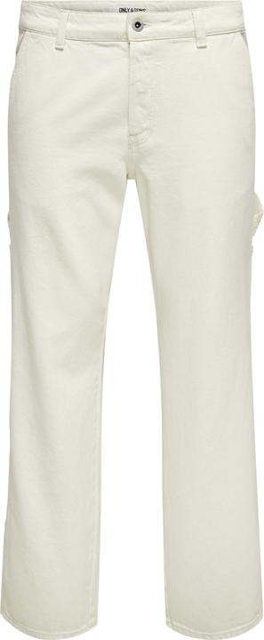 Only & Sons Onsedge Straight Car Ecru1088pimdnm Noos