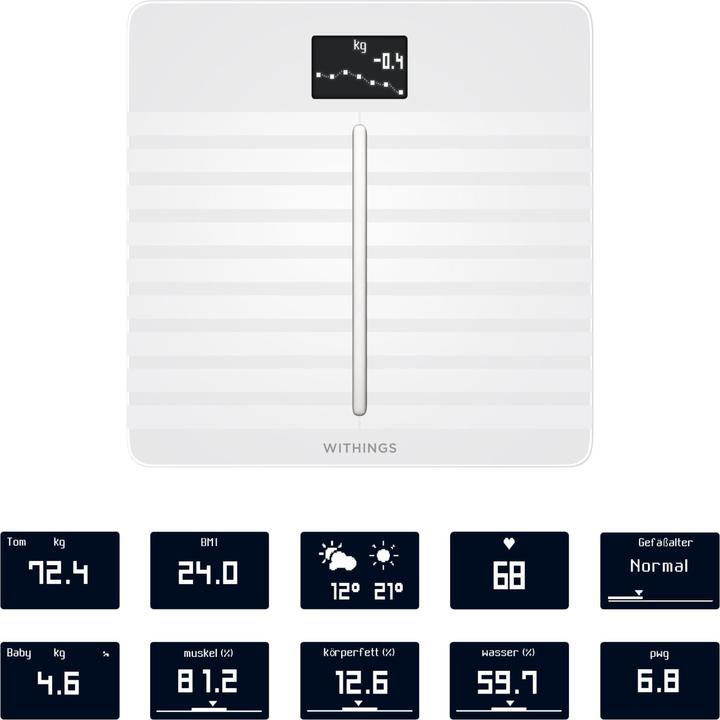 Produktbild Withings Body Cardio Waage (180 kg)