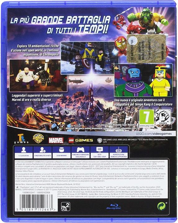 Image du produit WB Lego Marvel Super Heroes 2 (PS4, IT)