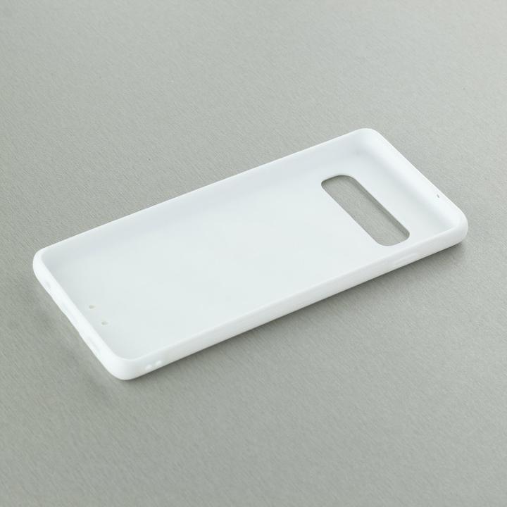 Actual product image PhoneLook Cover silicone white winter 22 snowy mountain and lake (Samsung Galaxy S10+)