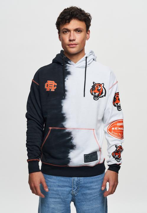 Actual product image Recovered Re:covered Fleece Hoody - INK DYE Cincinnati Bengals (L)