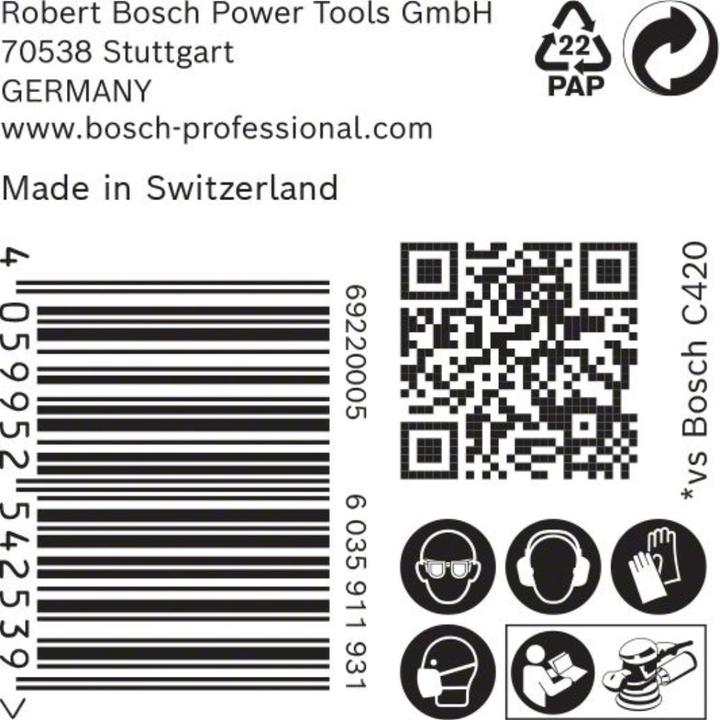 Immagine prodotto Bosch Professional Zubehör Carta vetrata Expert C470 (320)