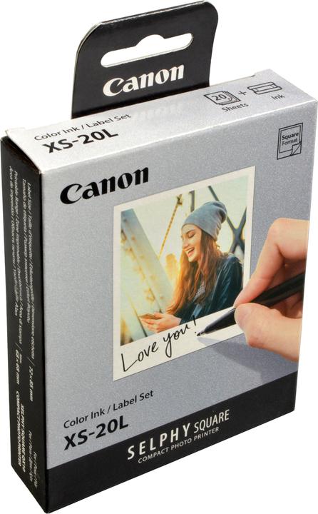 Actual product image Canon Canon ink and paper set (7.2 x 8.5 cm, 20 x)