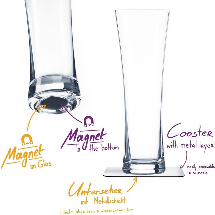 Actual product image Silwy Outdoor Beer Glass Crystal Glasses Set of 2 (0.33 l, 2 x)