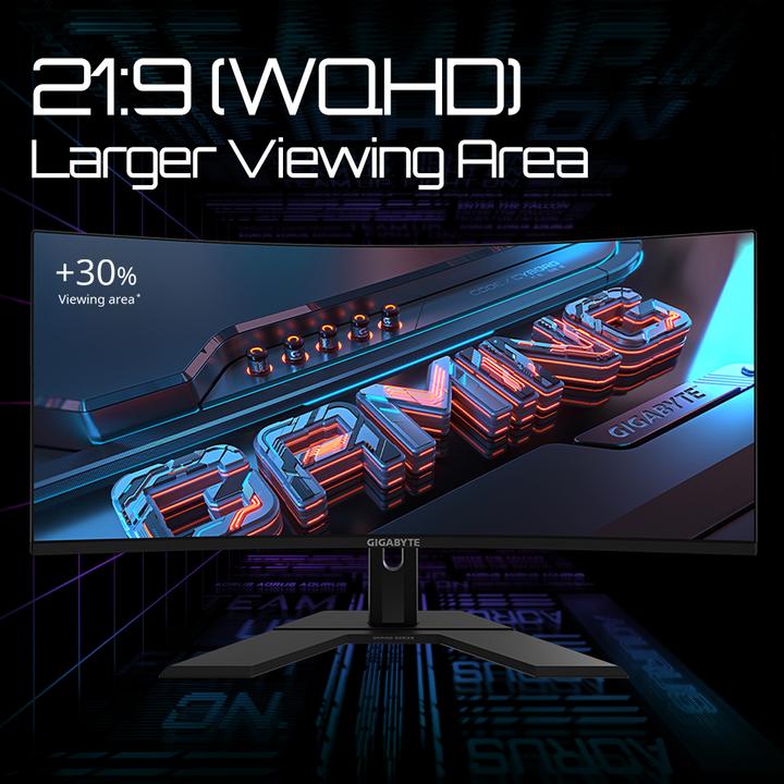 Productafbeelding Gigabyte GS34WQC (3440 x 1440 pixels, 34")