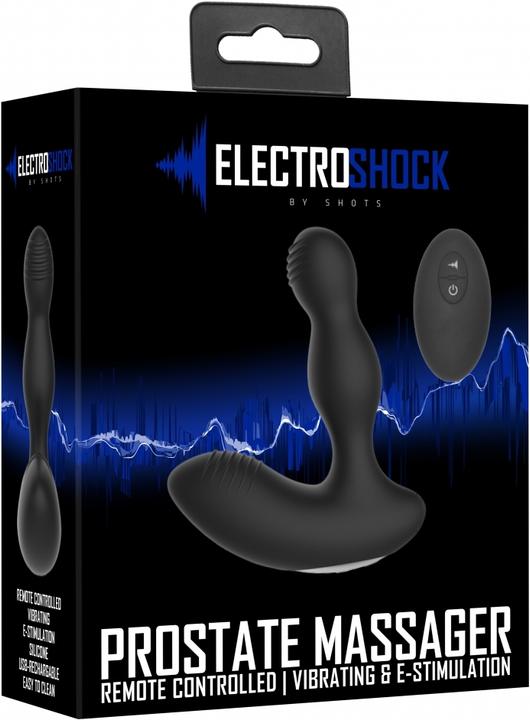 Productafbeelding Shots Op afstand bedienbare E-Stim & vibrerende prostaat massager