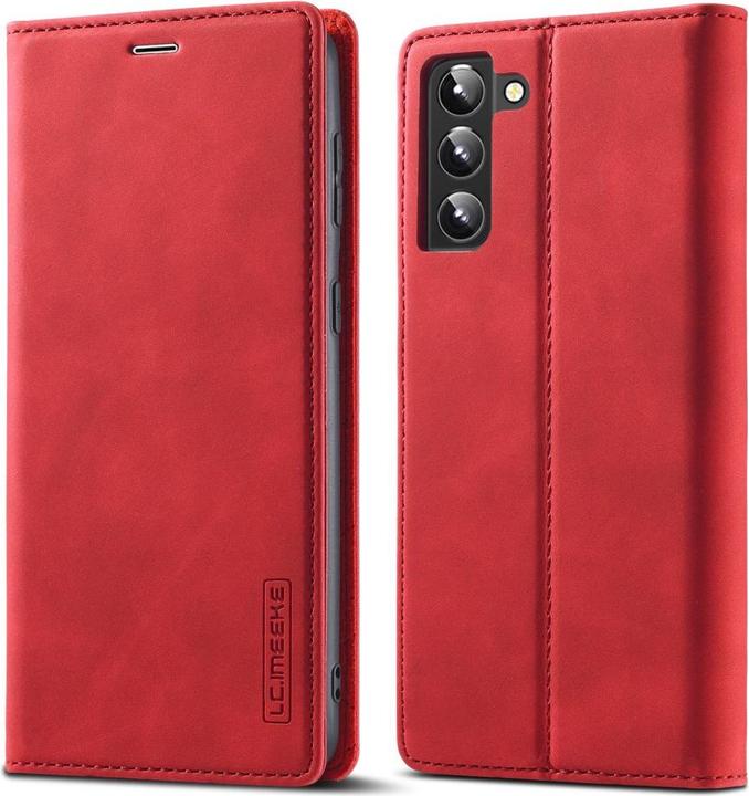 Produktbild Cover-Discount Galaxy S22 - Stand Flip Case Hülle rot (Samsung Galaxy S22)