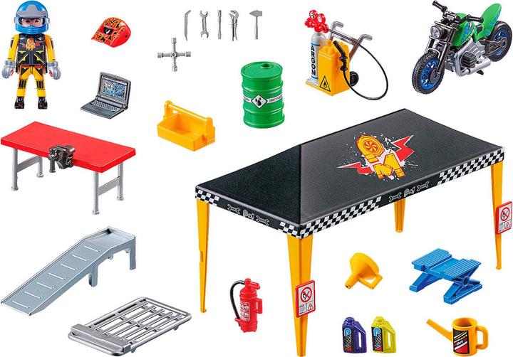 Produktbild Playmobil Stuntshow Werkstattzelt (70552, Playmobil Stuntshow)