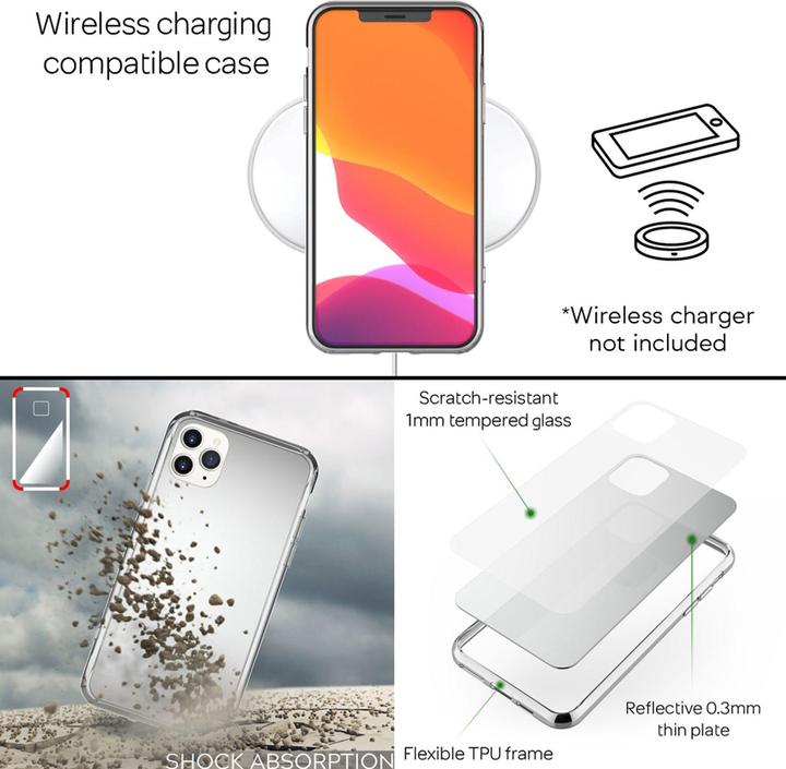 Image du produit Nalia Housse de miroir en verre trempé (Apple iPhone 11 Pro)