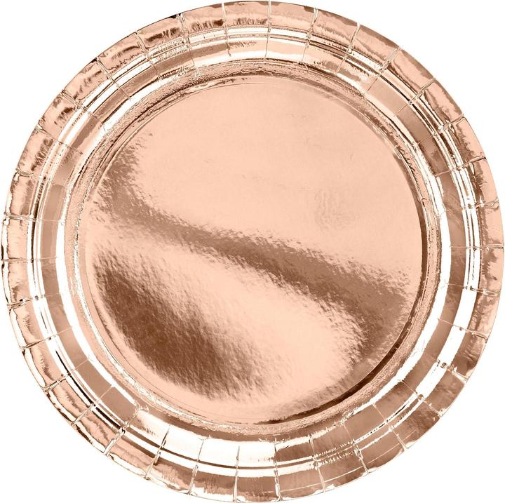 Produktbild Partydeco Teller Rose gold metallic (6 x)