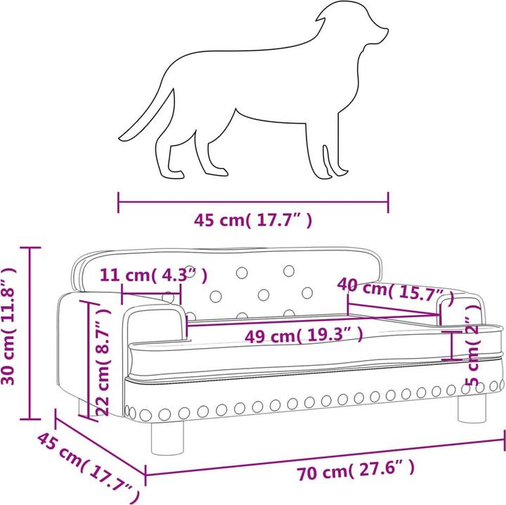 Actual product image VidaXL Cole (Dog)