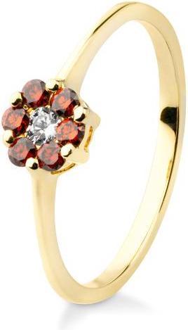 Produktbild Breuning RING - BRILLANT ROT/Brill. 0,25 Ct. H/si (58, 585/14 K Gold)