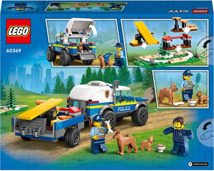 Immagine prodotto LEGO Addestramento mobile per cani poliziotto (60369, LEGO City)