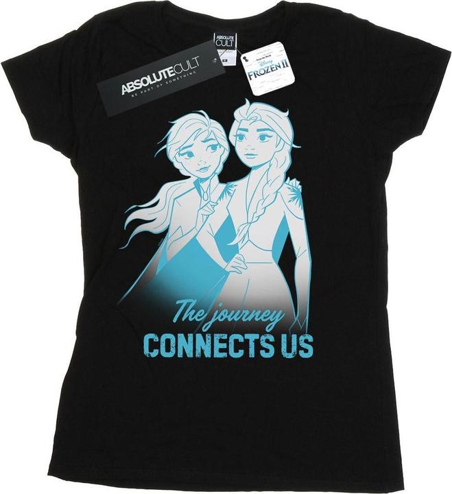 Immagine prodotto Disney Frozen 2 Elsa and Anna The Journey Connects Us Maglietta Donna (XL)