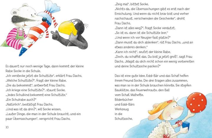 Produktbild Der kleine Rabe Socke: Alles Schule! (Deutsch, Nele Moost, Annet Rudolph, 2022)