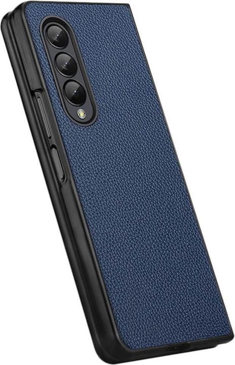 Actual product image Cover-Discount Galaxy Z Fold4 5G - Stand Flip Case Cover blue (Samsung Galaxy Z Fold4)