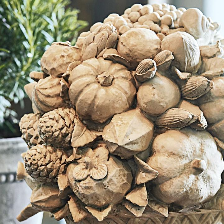 Actual product image Loberon Decorative harvest basket Eartha cream