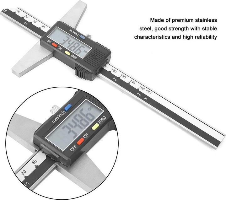 Produktbild Jectse Digitaler Tiefenmesser (15 cm)