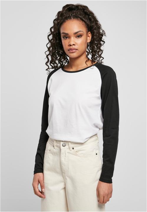 Immagine prodotto Urban Classics Donna Raglan a maniche lunghe a contrasto (S)