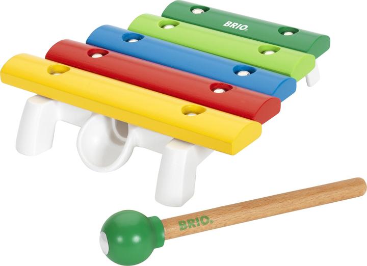 Actual product image Brio Wood musical instrument xylophone (German, French, Italian, English)