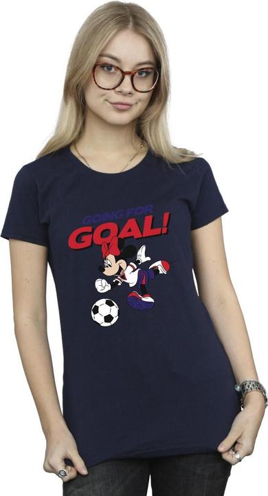 Immagine prodotto Disney Minnie Mouse Going For Goal Maglietta Donna (M)