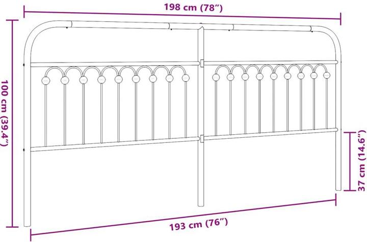 Actual product image VidaXL Kwabina (198 x 3 x 100 cm)