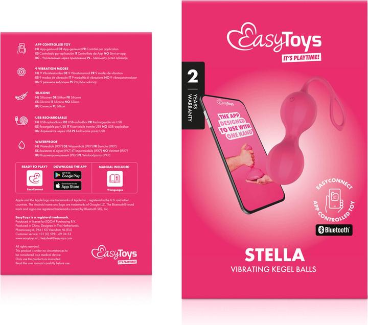 Image du produit Easytoys EasyConnect - Boules de Kegel vibrantes contrôlées par application