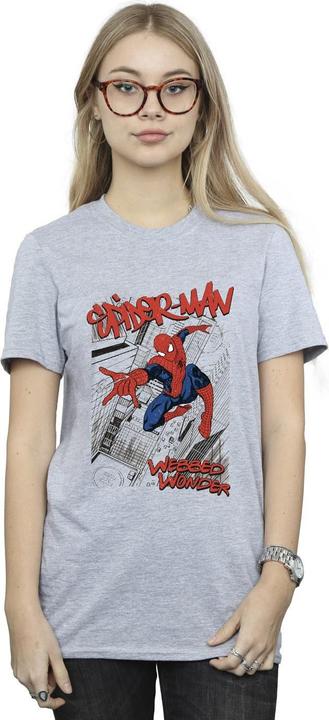 Produktbild SpiderMan Sketch City TShirt (L)